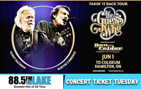 The Guess Who Concert Ticket Tuesday!